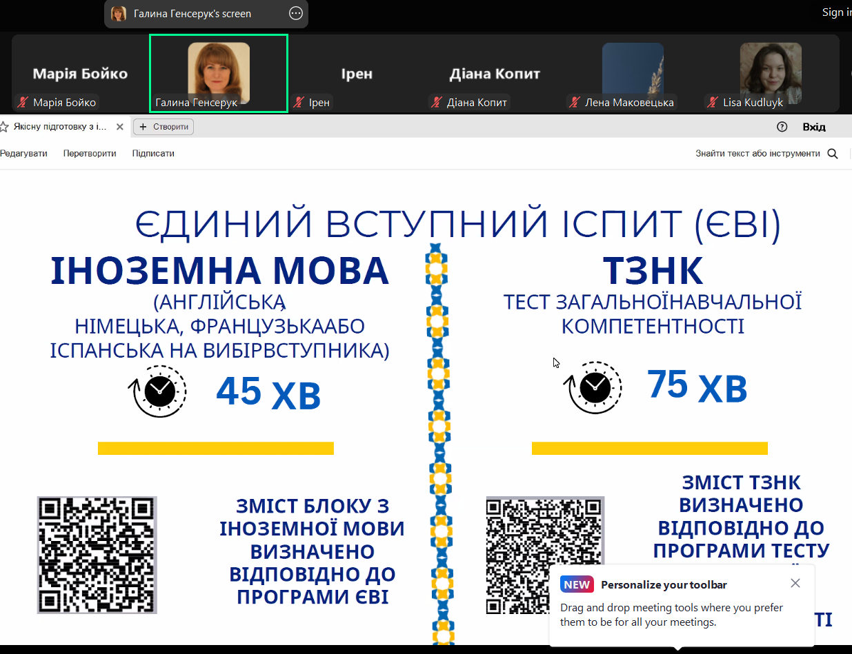 Онлайн учасники